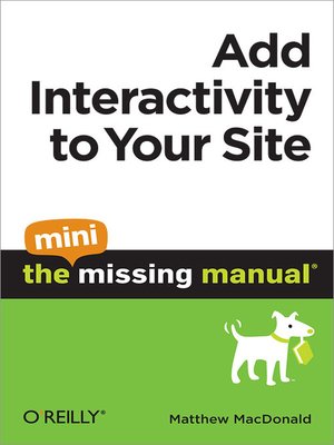 cover image of Add Interactivity to Your Site